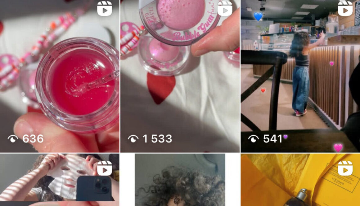 instagram page, visuell