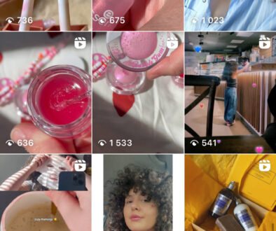 instagram page, visuell